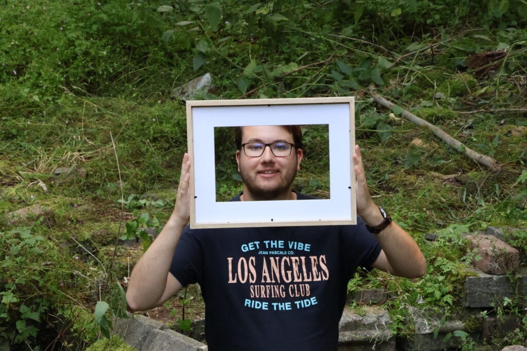 Foto's maken met Perfect Photo (mijn moeder)